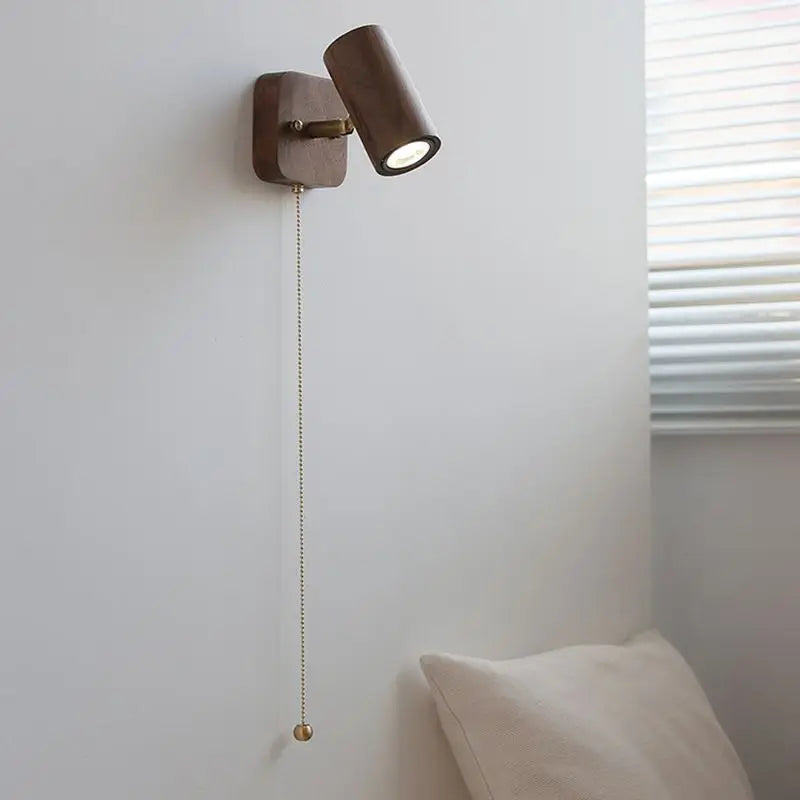 Arlo Walnut Wall Lamp