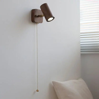 Arlo Walnut Wall Lamp