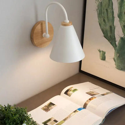 Nordic Beam Wood and Iron Wall Light