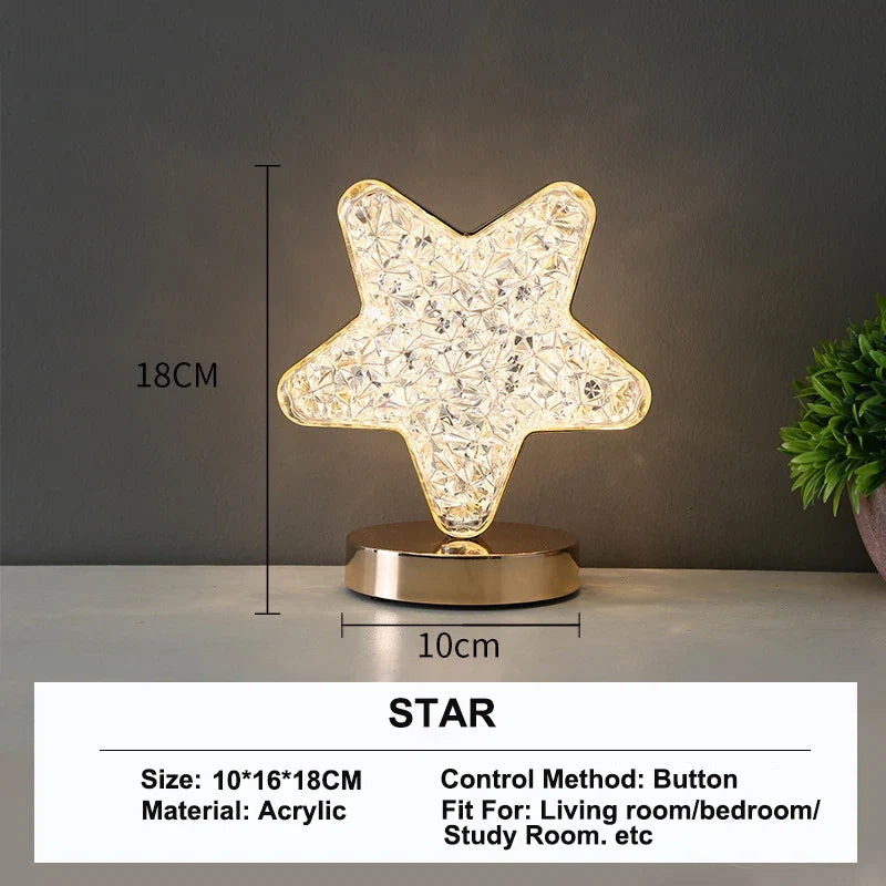 Stellora 3D Crystal LED Night Light