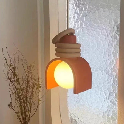 Wabi-Sabi Resin Pendant Light