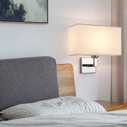 Bedside Wall Lamp with Reading Arm