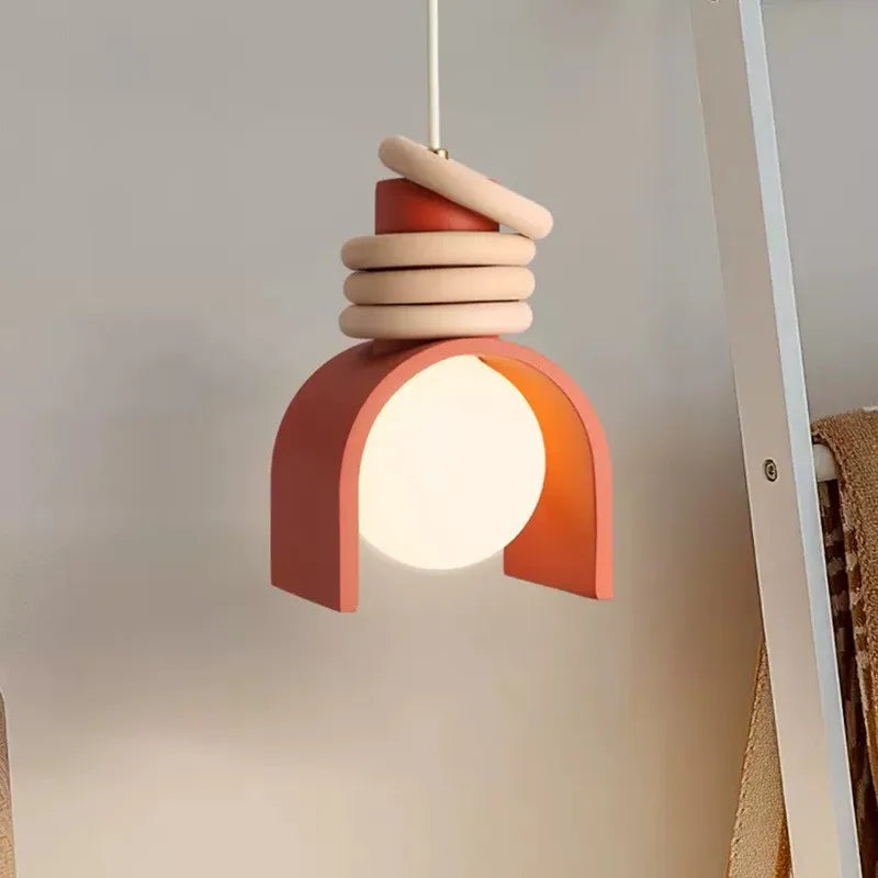 Wabi-Sabi Resin Pendant Light
