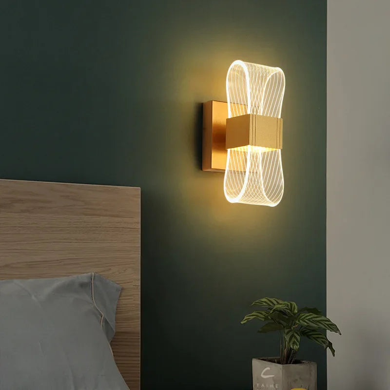 Nordic Looped LED Wall Lamp