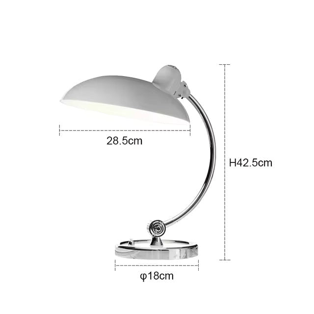 ScandiArc Curved Metal Table Lamp
