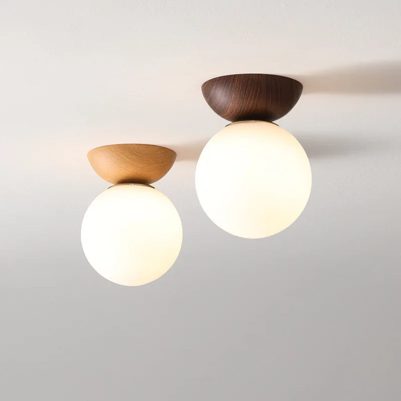 Nordic Glass Ball Pendant and Ceiling Light