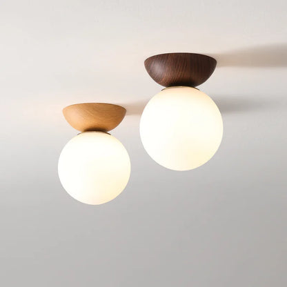 Nordic Glass Ball Pendant and Ceiling Light