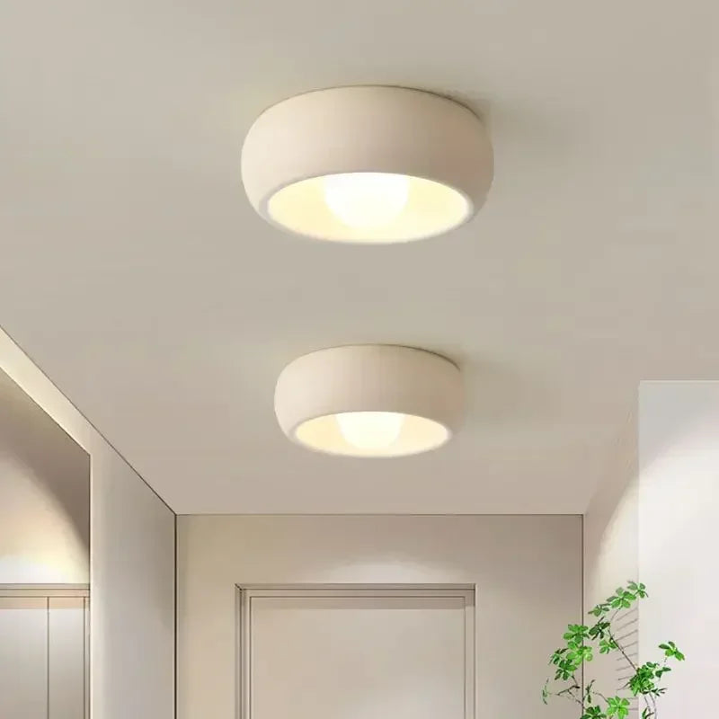 Minimalist Circular Flush-Mount Ceiling Lamp
