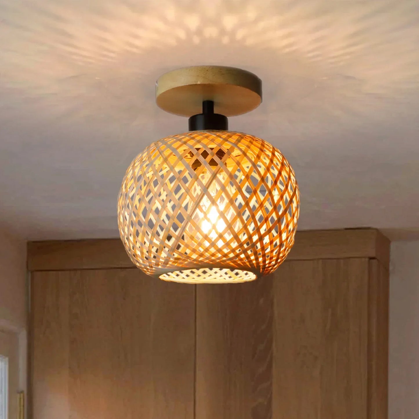 Natura Bamboo Ceiling Lamp