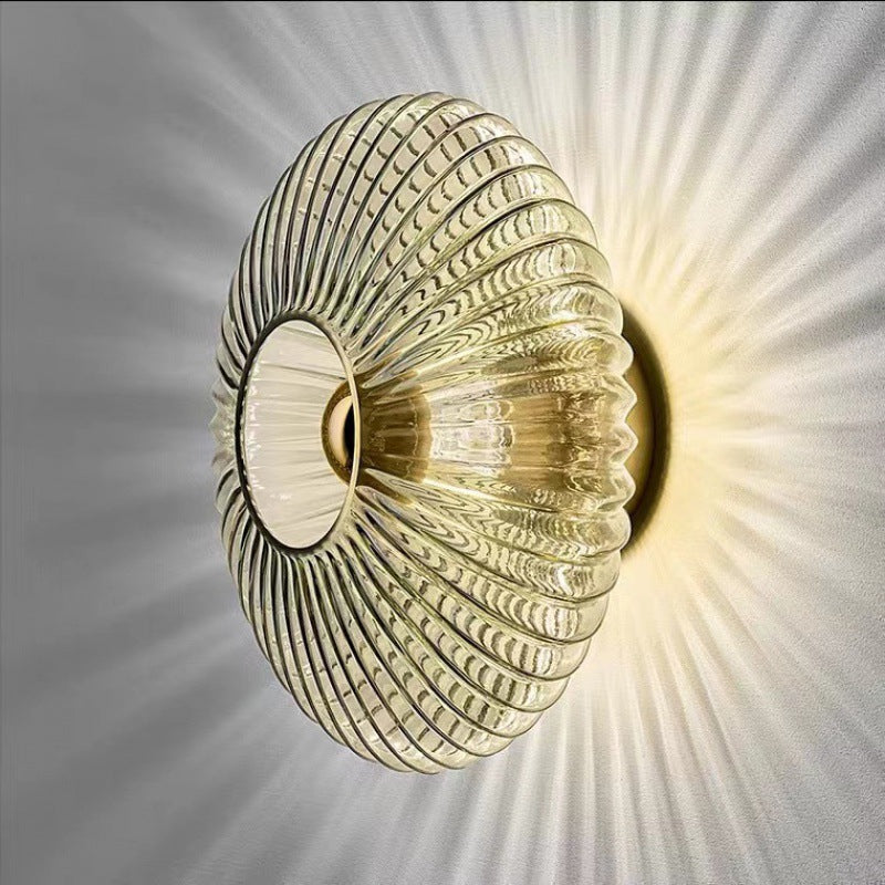Nordic Vintage Glass Wall Sconce