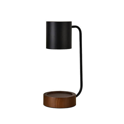 Japandi Wood and Metal Table Lamp