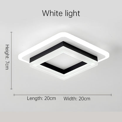 Square LED Flush Mount Ceiling Light