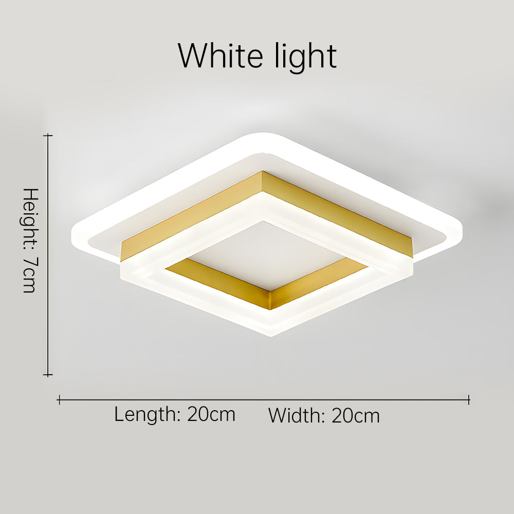 Square LED Flush Mount Ceiling Light