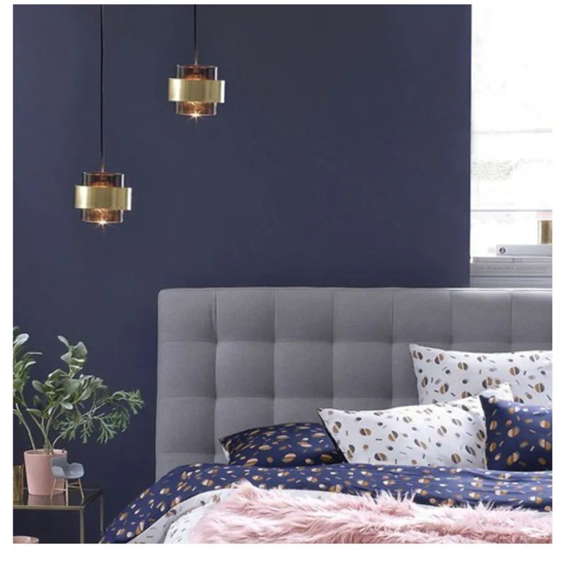 Nordic Smoked Glass Pendant Light