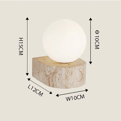 Travertine Stone Wall Lamp