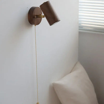 Arlo Walnut Wall Lamp