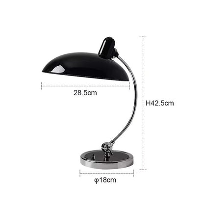 ScandiArc Curved Metal Table Lamp