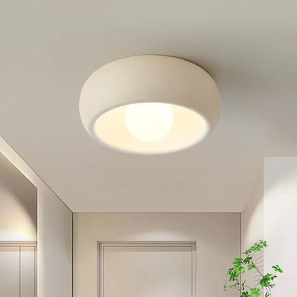Minimalist Circular Flush-Mount Ceiling Lamp
