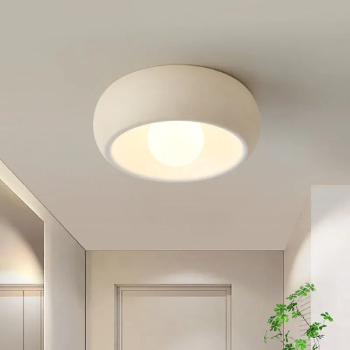 Minimalist Circular Flush-Mount Ceiling Lamp