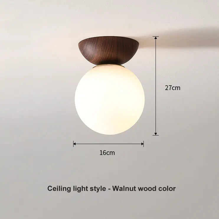 Nordic Glass Ball Pendant and Ceiling Light