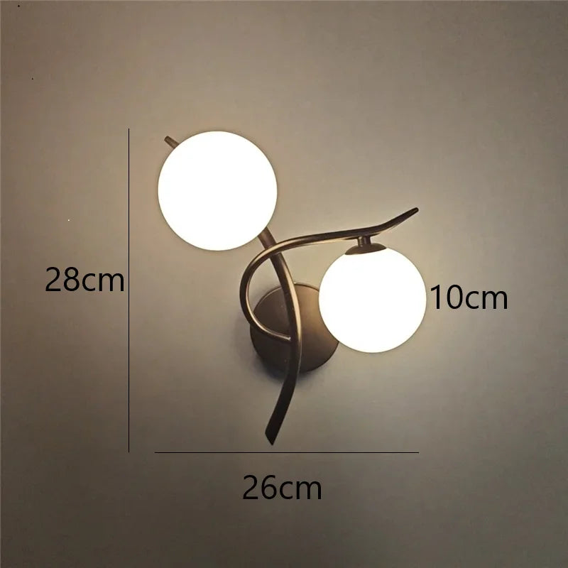 Lunara Dual Globe Wall Light