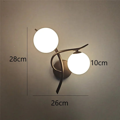 Lunara Dual Globe Wall Light