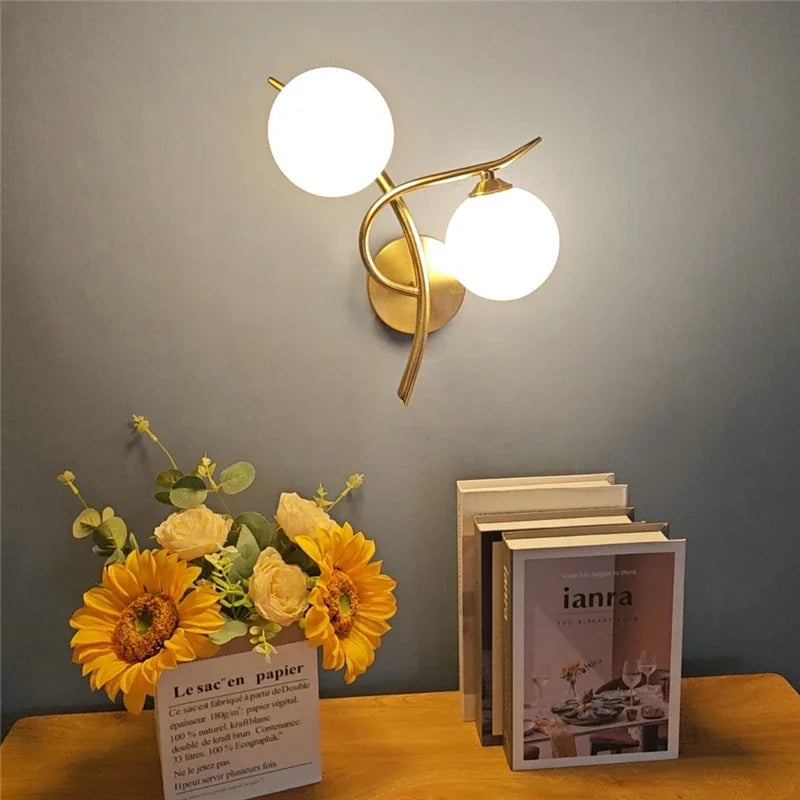 Lunara Dual Globe Wall Light