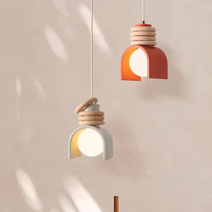 Wabi-Sabi Resin Pendant Light