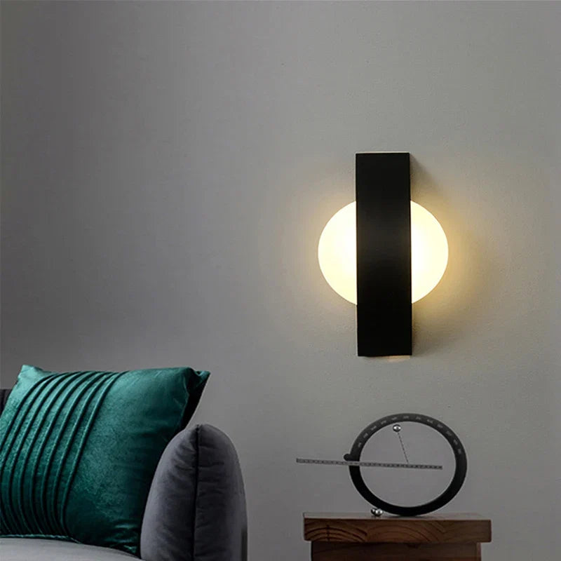 Acrylic Orb Wall Lamp