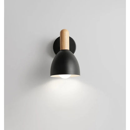 Nordic Wooden Adjustable Wall Lamp