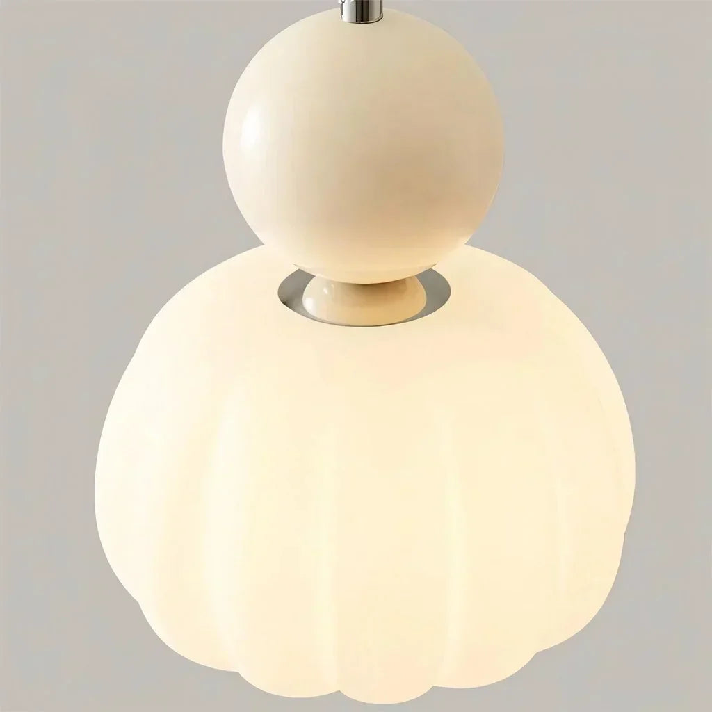 Nordic Pumpkin Glass Pendant Light