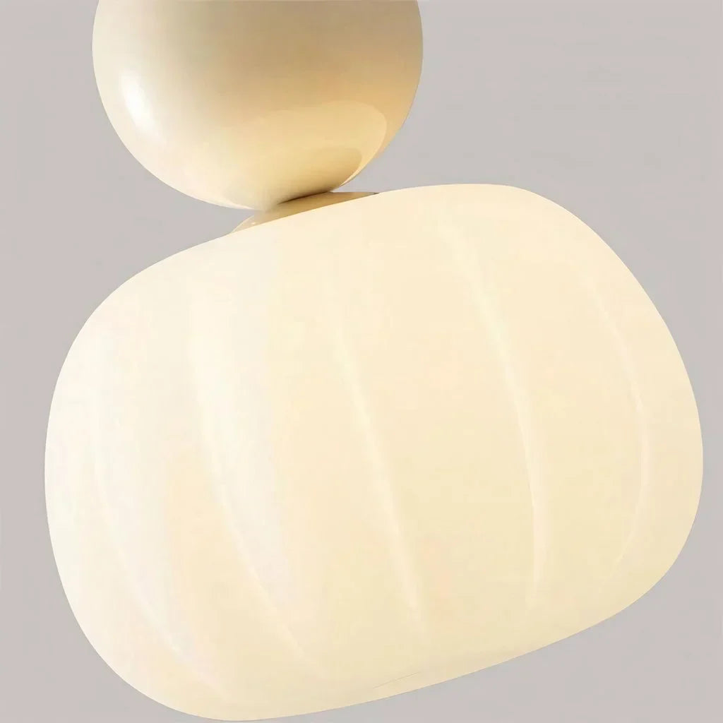 Nordic Pumpkin Glass Pendant Light