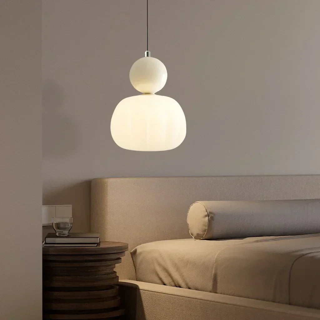Nordic Pumpkin Glass Pendant Light