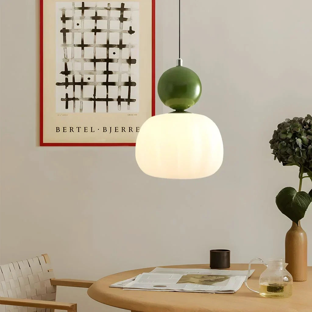 Nordic Pumpkin Glass Pendant Light