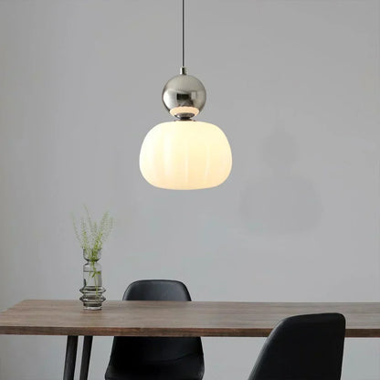 Nordic Pumpkin Glass Pendant Light