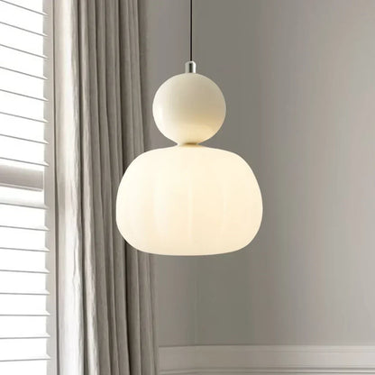 Nordic Pumpkin Glass Pendant Light