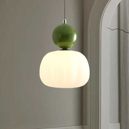 Nordic Pumpkin Glass Pendant Light