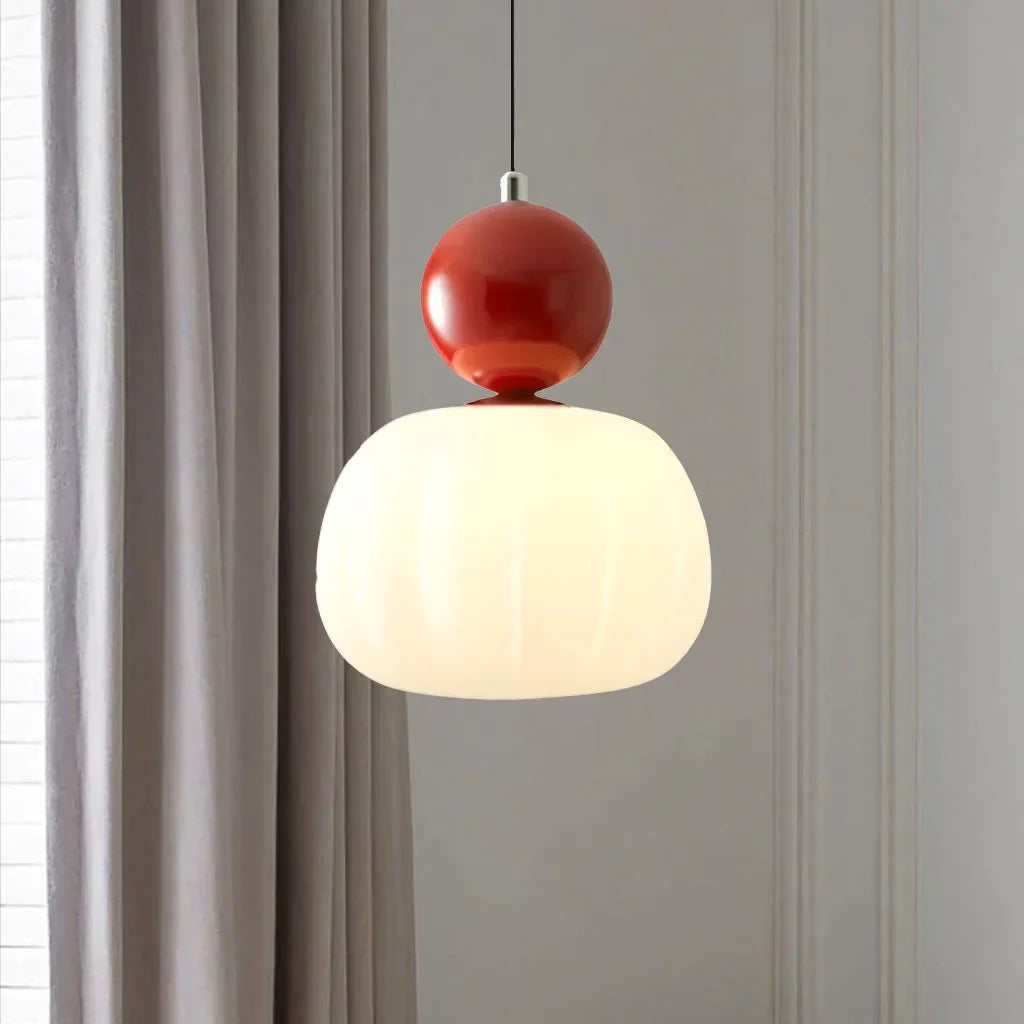 Nordic Pumpkin Glass Pendant Light