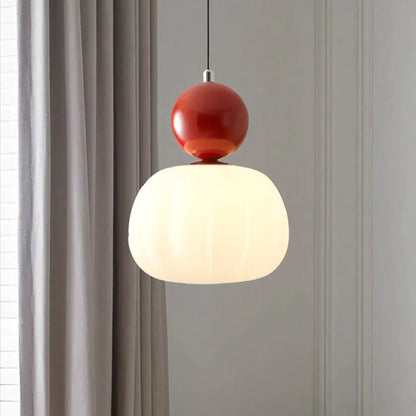 Nordic Pumpkin Glass Pendant Light