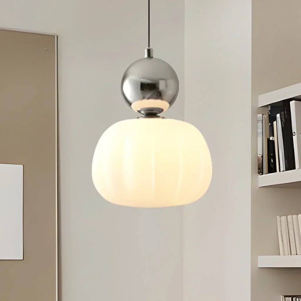 Nordic Pumpkin Glass Pendant Light