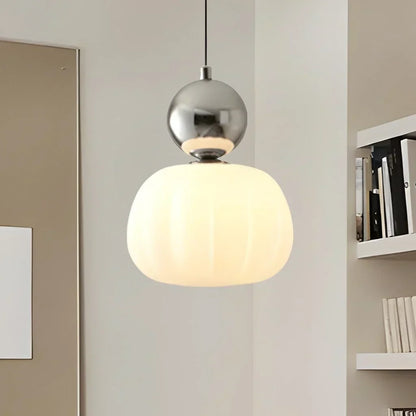 Nordic Pumpkin Glass Pendant Light