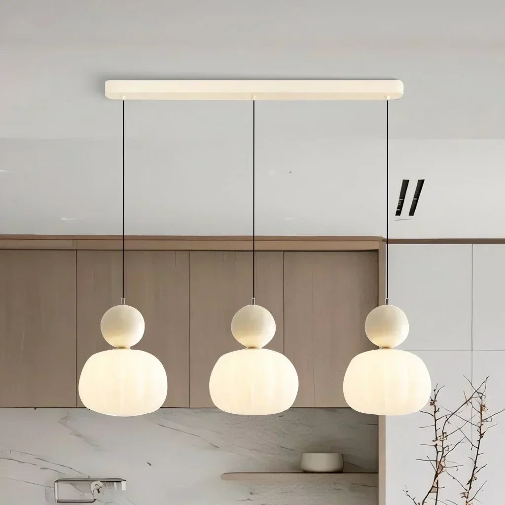 Nordic Pumpkin Glass Pendant Light