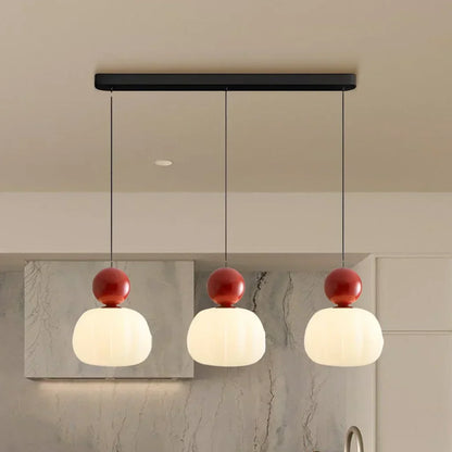 Nordic Pumpkin Glass Pendant Light