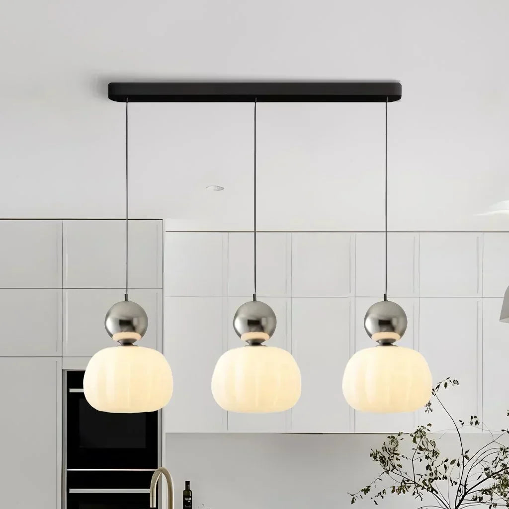 Nordic Pumpkin Glass Pendant Light