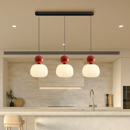 Nordic Pumpkin Glass Pendant Light