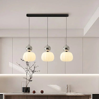 Nordic Pumpkin Glass Pendant Light