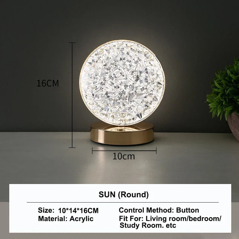 Stellora 3D Crystal LED Night Light