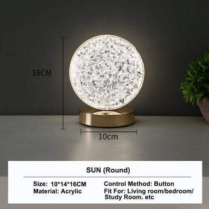 Stellora 3D Crystal LED Night Light