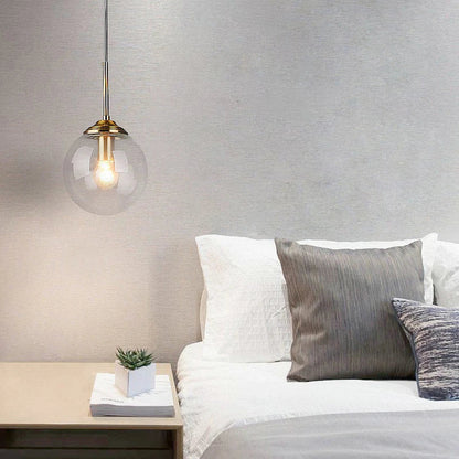 Nordic Glass Globe Pendant Light