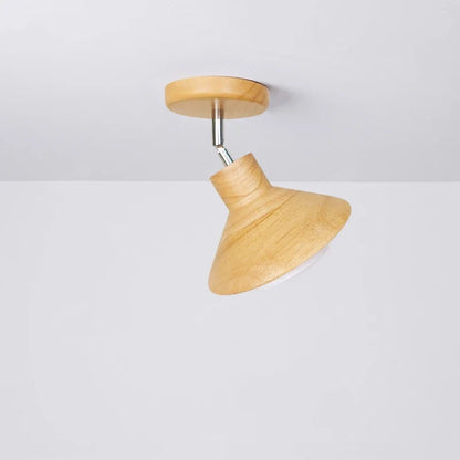 NordicWood Timber Cone Ceiling Lamp